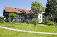 Außenansicht 3-Sterne Appartementhof Aichmühle in Bad Füssing (Außenansicht des 3-Sterne Appartementhofs Aichmühle in Bad Füssing.)