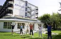 Fitnesstraining im Hotel Apollo (Nehmen Sie am täglichen Fitnesstraining teil.)